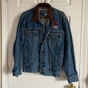 VTG Upstream Men's 90s Rare Corn Flakes Kellogs Denim Jean Jacket sz Small